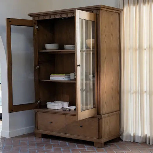 Lillian Tall Cabinet - Brown