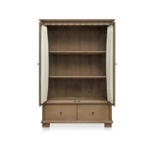 Lillian Tall Cabinet - Brown
