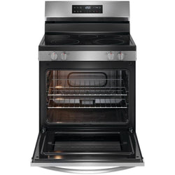 Frigidaire Range 30" 5.3 cu. ft. Freestanding Smooth Top Electric, Steam Clean - Stainless Steel