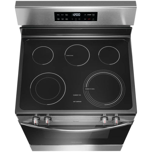 Frigidaire Range 30" 5.3 cu. ft. Freestanding Smooth Top Electric, Steam Clean - Stainless Steel