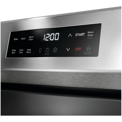 Frigidaire Range 30" 5.3 cu. ft. Freestanding Smooth Top Electric, Steam Clean - Stainless Steel