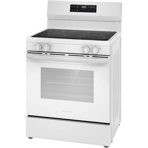 Frigidaire Range 30" 5.3 cu. ft. Freestanding Smooth Top Electric, Steam Clean - White