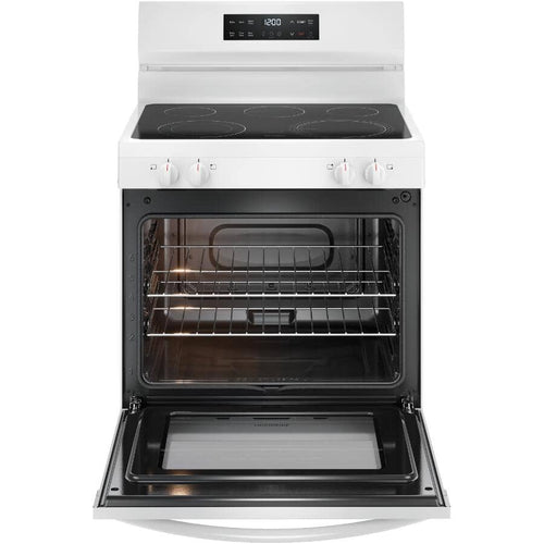 Frigidaire Range 30" 5.3 cu. ft. Freestanding Smooth Top Electric, Steam Clean - White