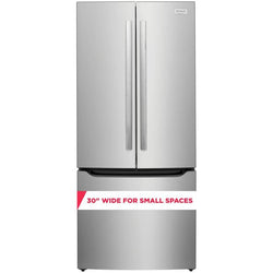 Frigidaire Gallery Refrigerator 30" 20.0 cu. ft. French Door Bottom Freezer - Stainless Steel