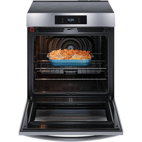 Frigidaire Gallery 30" 6.2 cu. ft. Smooth Top Electric Induction Range with Total Convection - Stainless Steel