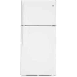 GE 30" 18 Cu. Ft. Top Freezer Refrigerator - White