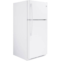 GE 30" 18 Cu. Ft. Top Freezer Refrigerator - White