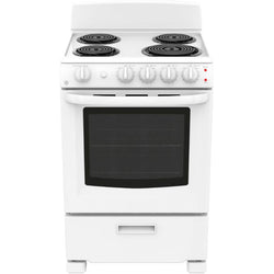 GE Range 24" Coil Top - White