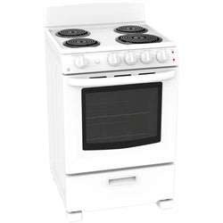 GE Range 24" Coil Top - White