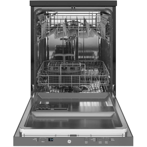 GE Portable Dishwasher 24" Top Control - Stainless Steel