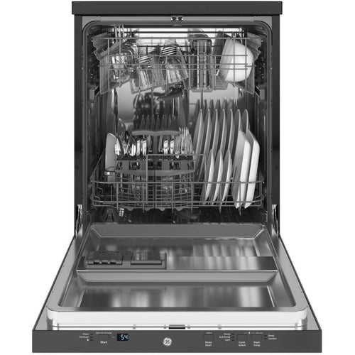 GE Portable Dishwasher 24" Top Control - Stainless Steel