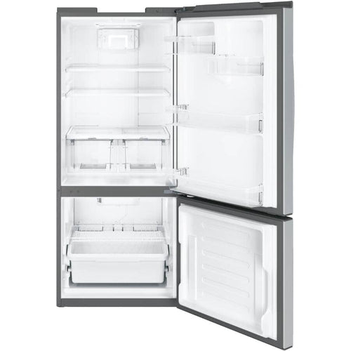 GE 30" 20.9 cu. ft. Bottom Freezer Refrigerator - Stainless Steel