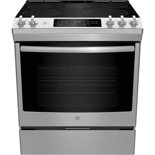 GE Range 30" 5.3 cu. ft. Freestanding Smooth Top Electric Convection - Stainless Steel