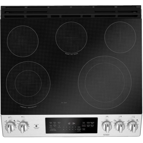 GE Range 30" 5.3 cu. ft. Freestanding Smooth Top Electric Convection - Stainless Steel