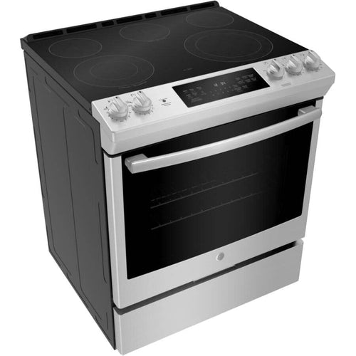 GE Range 30" 5.3 cu. ft. Freestanding Smooth Top Electric Convection - Stainless Steel