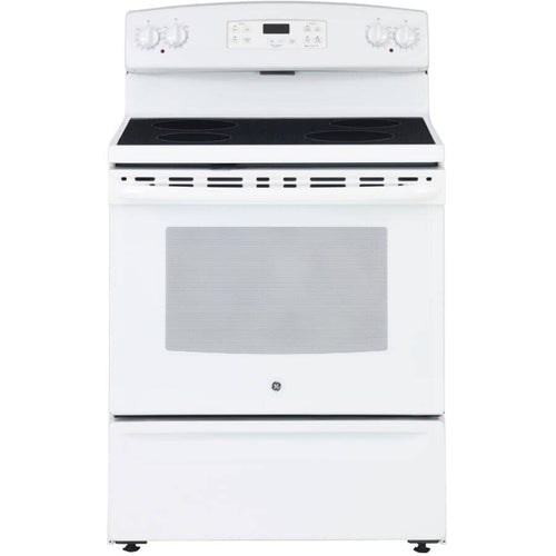 GE Range 30" Electric Smooth Top - 5.0 Cu. Ft. Oven - White