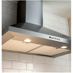 GE Range Hood 30" Chimney Style Wall Mount - Stainless Steel