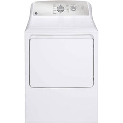 GE 27" 6.2 cu. ft. Electric Front Load Dryer - White