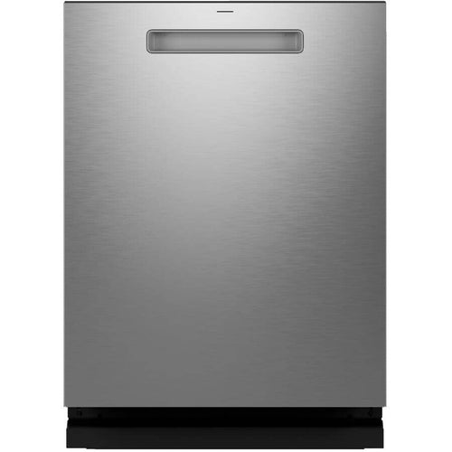 GE Profile Dishwasher 24" Built-In Dishwasher with Top Controls + Piranha Hard Food Disposer - Fingerprint Resistant Stainless Steel