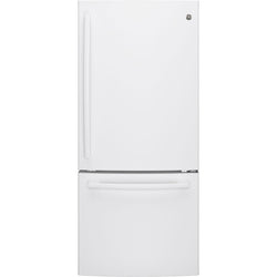 GE Refrigerator 20.9 cu.ft. Bottom Freezer - White