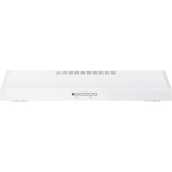 GE 30" 310 Max CFM Range Hood - White