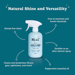 Mint Glass Cleaner - Plastic Bottle
