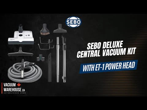 Sebo Central Vac Kit 35 Deluxe Et-1 White