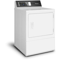 Huebsch 27" 7.0 cu. ft. Electric Sanitizing Front Load Dryer with Steam + Pet Plus - White