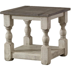 Stone Square End Table