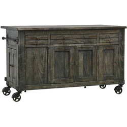 Moro Kitchen Island - Warm Grey