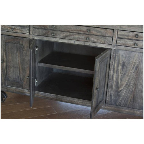 Moro Kitchen Island - Warm Grey