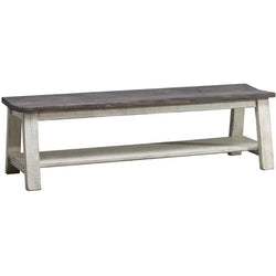 Grey Stone Dining Bench 18.25"H