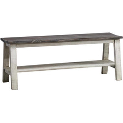 Grey Stone Dining Bench 24"H