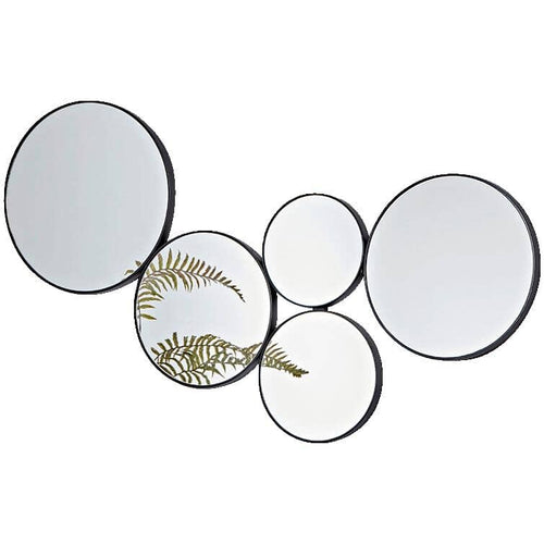 Cluster Wall Mirror - Black