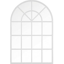 Window Wall Mirror - Silver