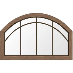 Window Wood Wall Mirror