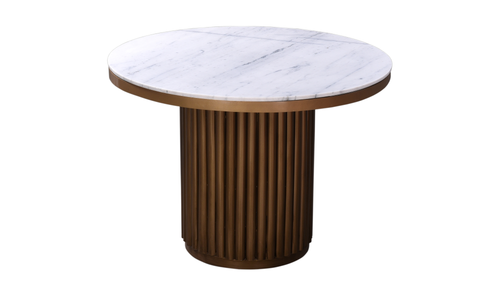 Tower Dining Table White Marble