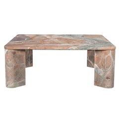 Segment Coffee Table Orange Lavante Marble