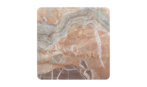 Segment Coffee Table Orange Lavante Marble