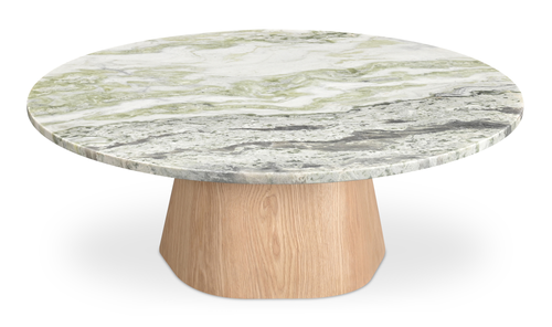 Evelyn Coffee Table Green Onyx Marble