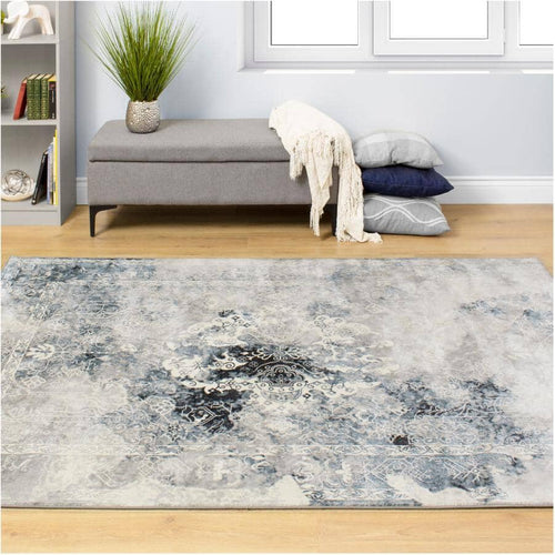 Sidra Blue Area Rug 6' X 8'