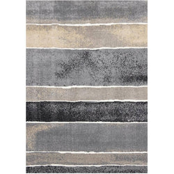 Century Grey Stripe Area Rug