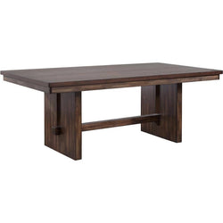 Khols Trestle Dining Table - Dark Walnut