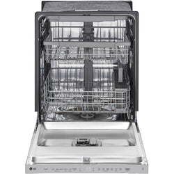 LG 24" Built-In Dishwasher with Top Controls, QuadWash - Stainless Steel