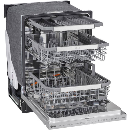 LG 24" Smart Built-In Dishwasher with QuadWashPro - Stainless Steel