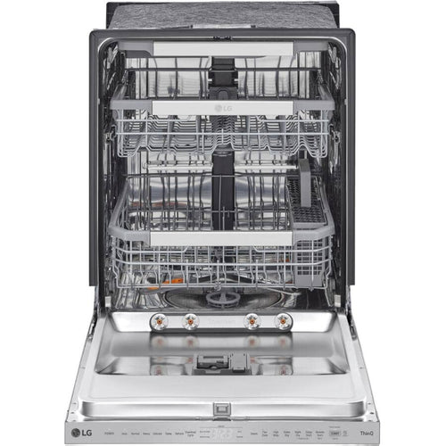 LG Dishwasher 24" Smart Built-In with Top Controls + QuadWashPro - Stainless Steel