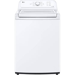 LG Washer 27" 4.8 Cu. Ft. Top Load with Slam Proof Glass Lid - White