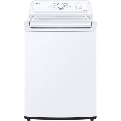 LG Washer 27" 4.8 Cu. Ft. Top Load with Slam Proof Glass Lid - White