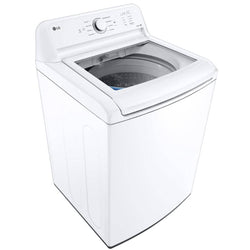 LG Washer 27" 4.8 Cu. Ft. Top Load with Slam Proof Glass Lid - White