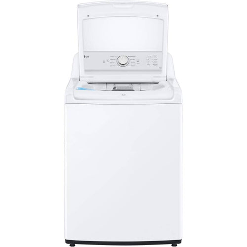 LG Washer 27" 4.8 Cu. Ft. Top Load with Slam Proof Glass Lid - White